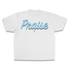 PRAISE - Vintage White Tee - Heaven